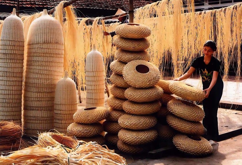 Làng Nghề Mây Tre Đan Thôn Phú Vinh