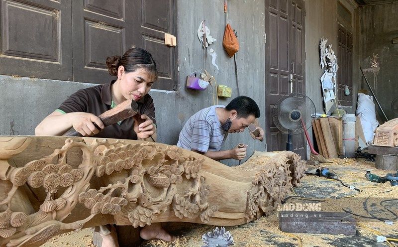 Làng nghề đồ mộc thôn Thượng Thôn