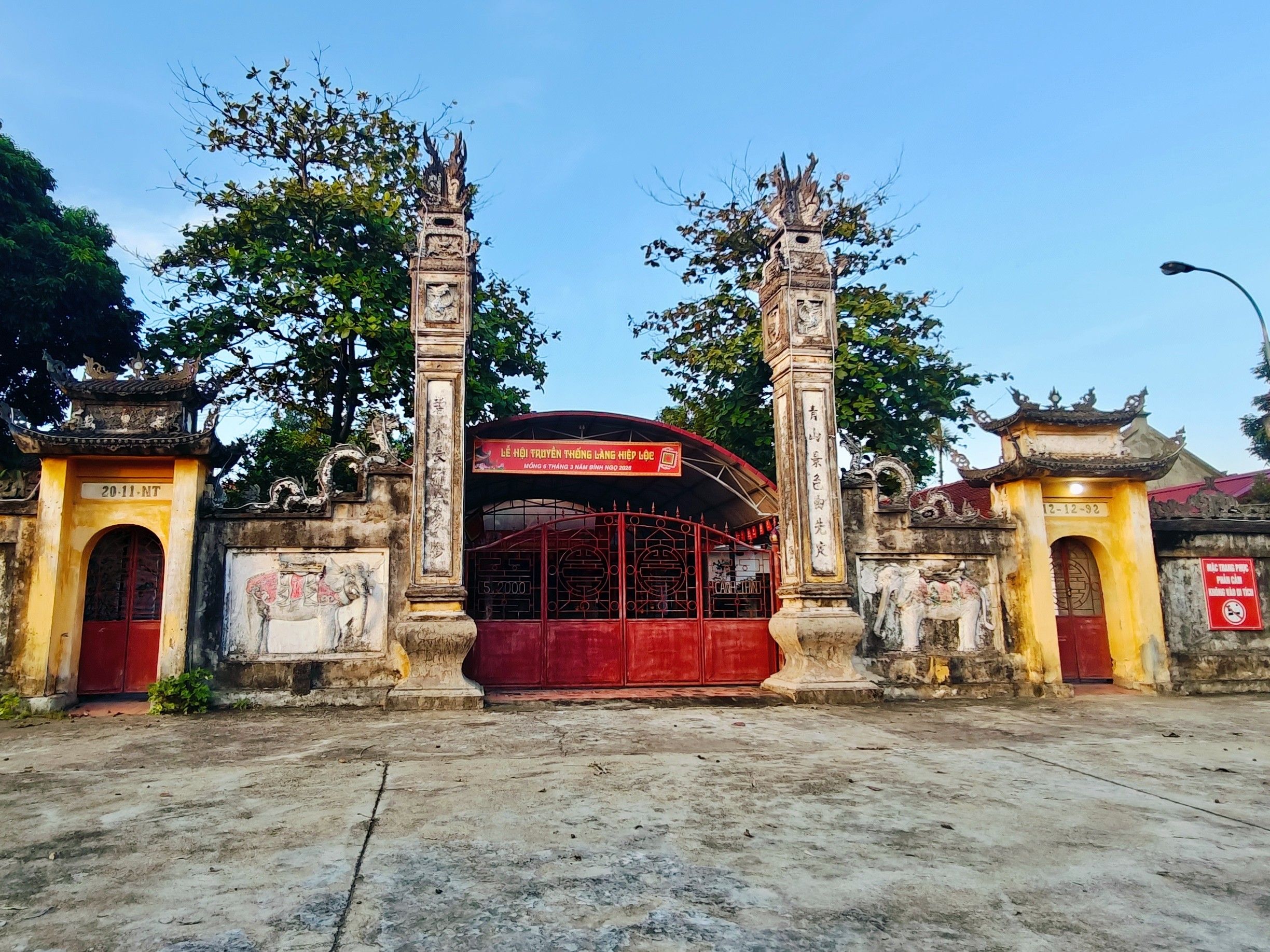 Rước nước tại Đình làng Hiệp Lộc