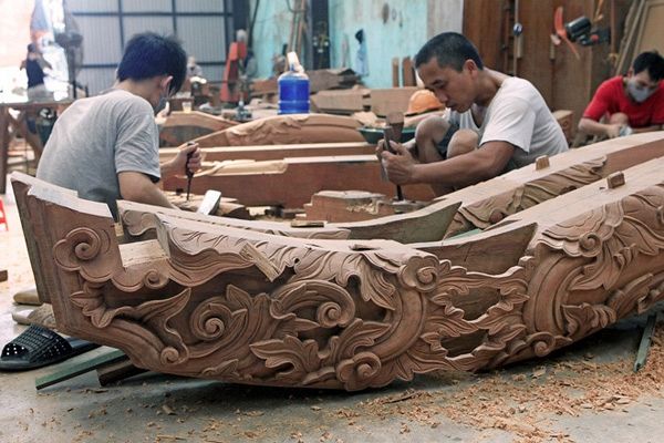 Làng nghề đồ mộc thôn Thượng Thôn