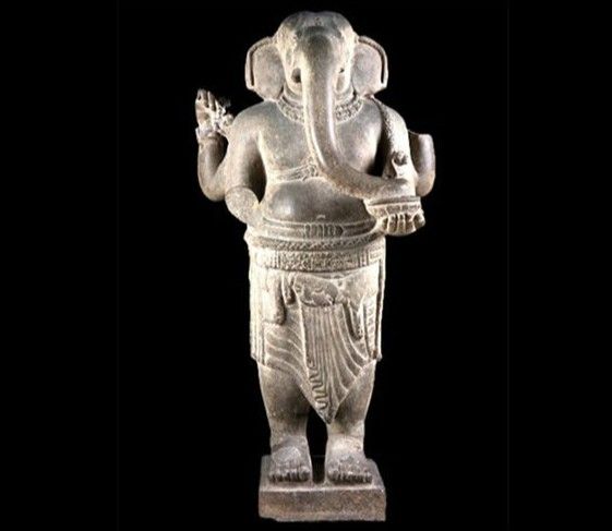 Tượng thần Ganesha – Kiệt tác sa thạch của vương quốc Chăm Pa