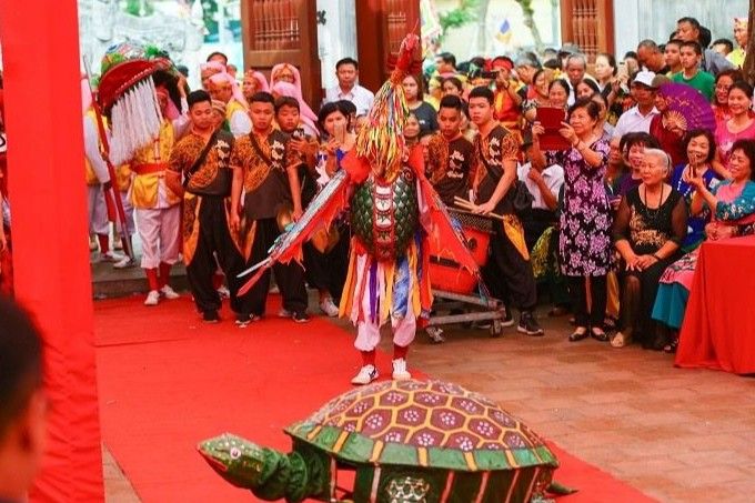 Hội đình - đền Kim Liên (đền Cao Sơn)